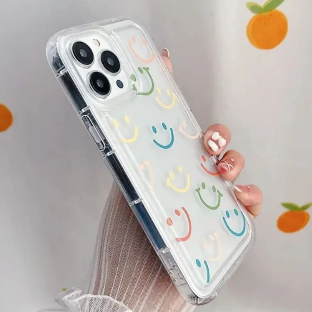 🌟Clearance🌟 new Apple IPhone 14 Pro Max Happy Face😊 Silicone Phone case